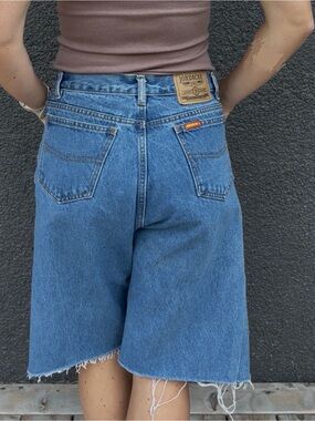 Vintage Reworked Jordache Cool Girl Baggy Jorts Denim Short